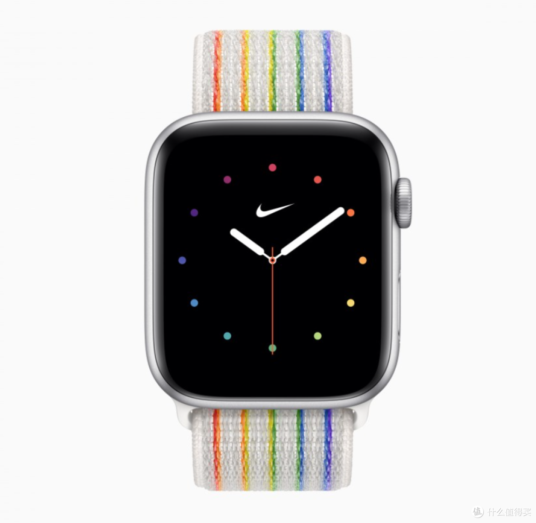 苹果发布两款 Apple Watch Pride Edition 表带,彩虹编织、还能反光