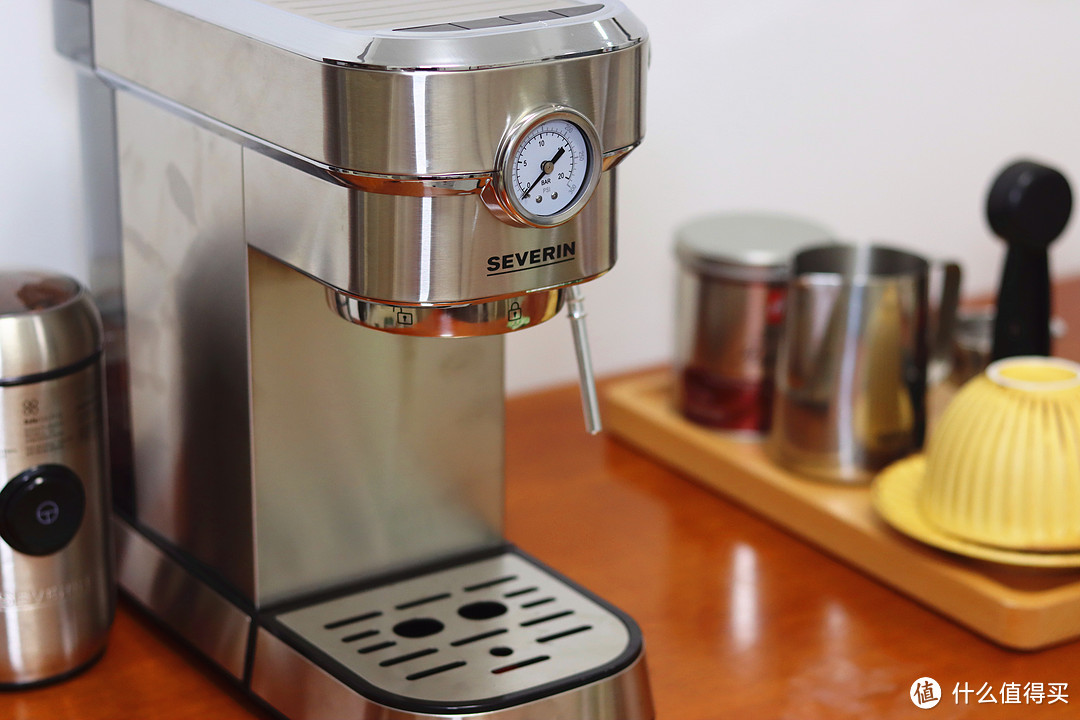 咖啡爱好者的进阶选择——德国Severin意式半自动咖啡机开箱小试