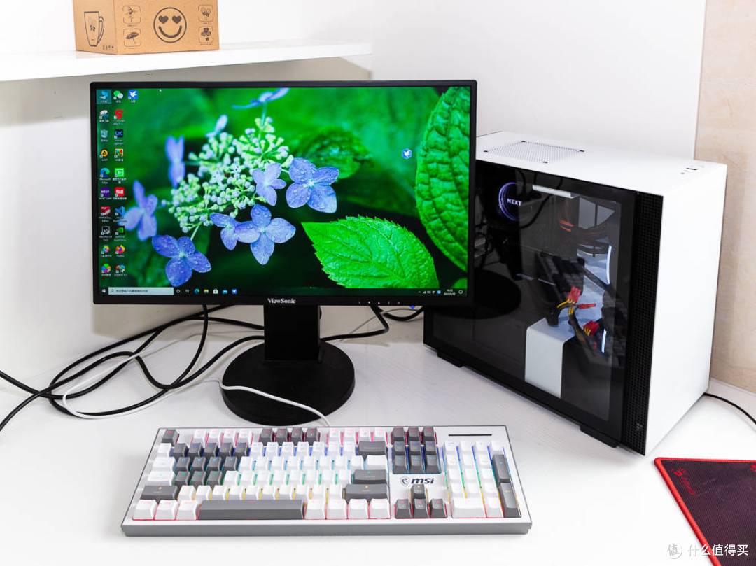 低调的高颜值机械键盘MSI VIGOR GK50Z PIXEL40度灰 轻体验
