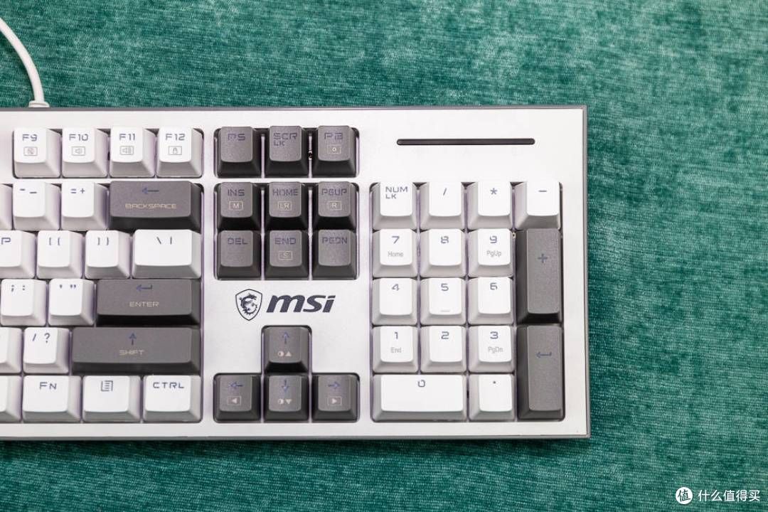 低调的高颜值机械键盘MSI VIGOR GK50Z PIXEL40度灰 轻体验