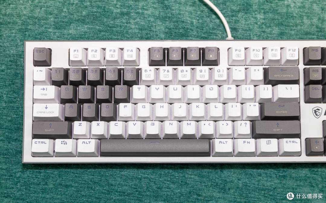 低调的高颜值机械键盘MSI VIGOR GK50Z PIXEL40度灰 轻体验