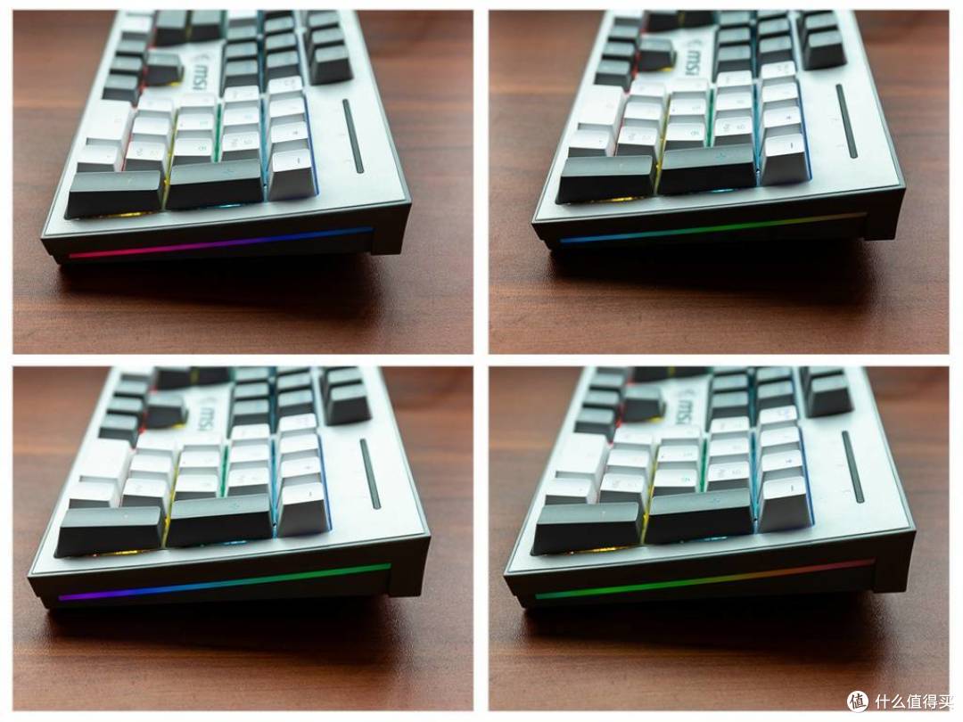 低调的高颜值机械键盘MSI VIGOR GK50Z PIXEL40度灰 轻体验