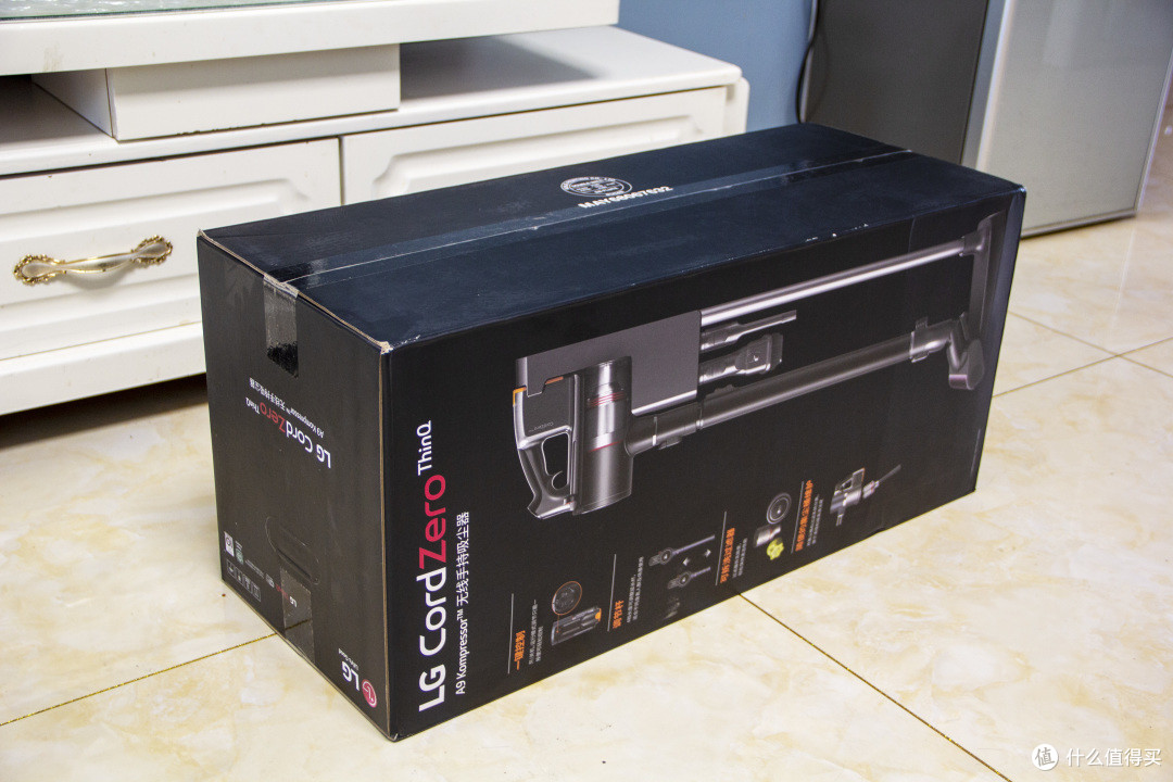 让你爱上家务,LG A9K MAX吸拖一体无线手持吸尘器开箱