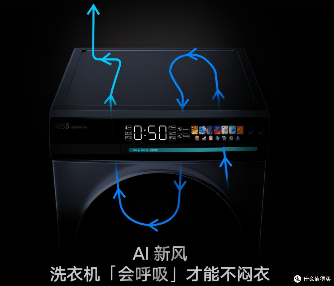 清新衣味、智能呼吸—云米AI新风洗烘一体机Neo 3初体验