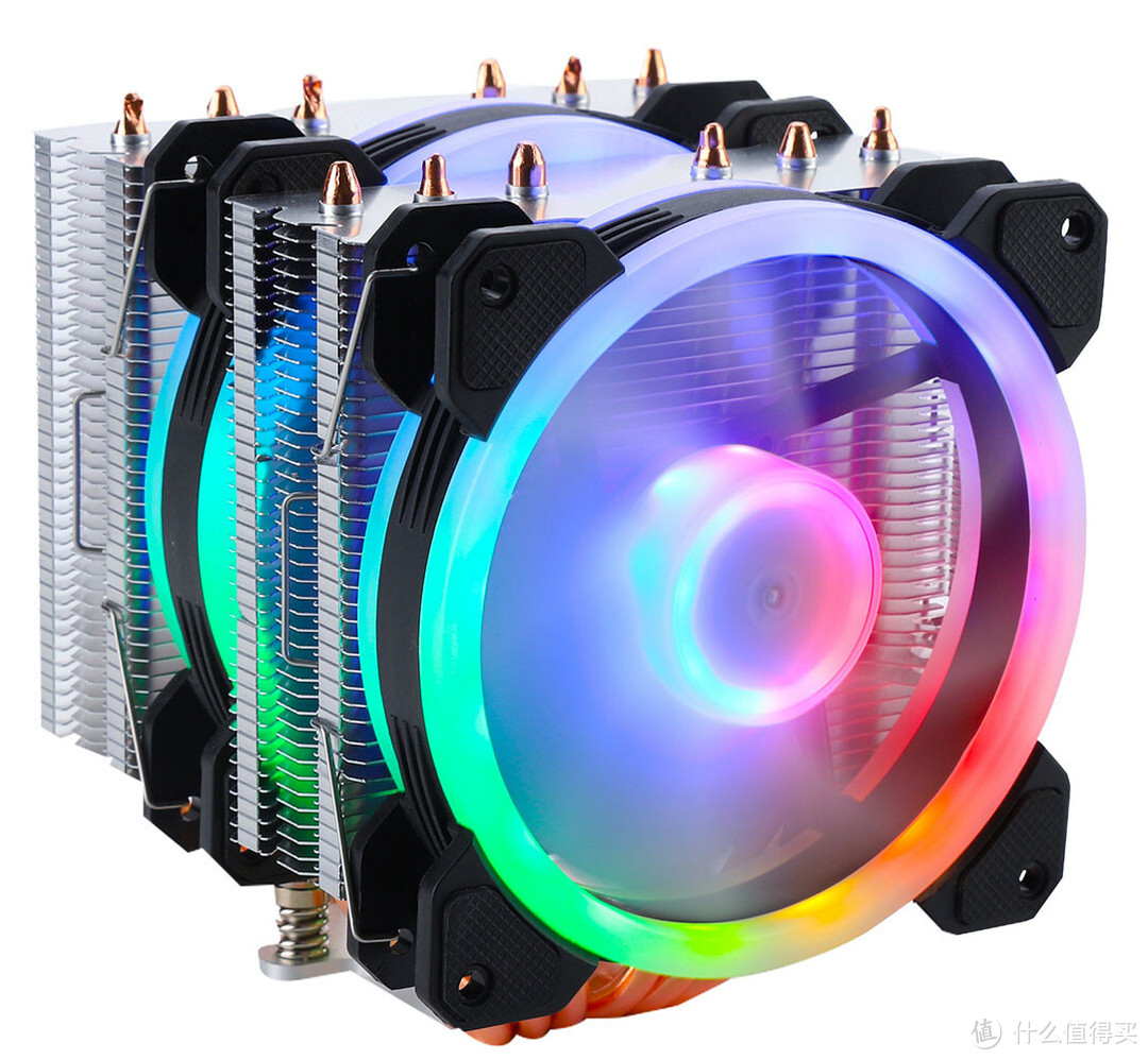 GELID捷领 发布 Glacier RGB 高端双塔CPU散热器