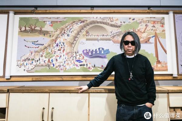 Way Fung 的球鞋版清明上河图也一并于会场当中展示。