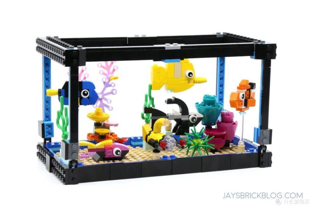 乐高创意百变三合一套装31122鱼缸评测