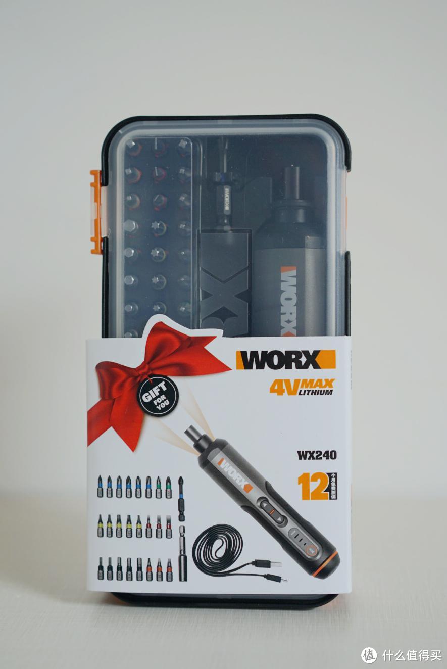 99元还带彩虹批头的威克士(WORX)WX240电动螺丝刀开箱测评