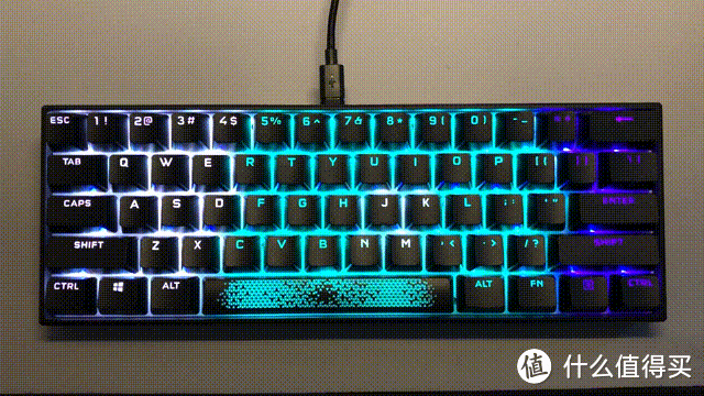 像疯一样自由!——美商海盗船K65MINI RGB游戏机械键盘评测