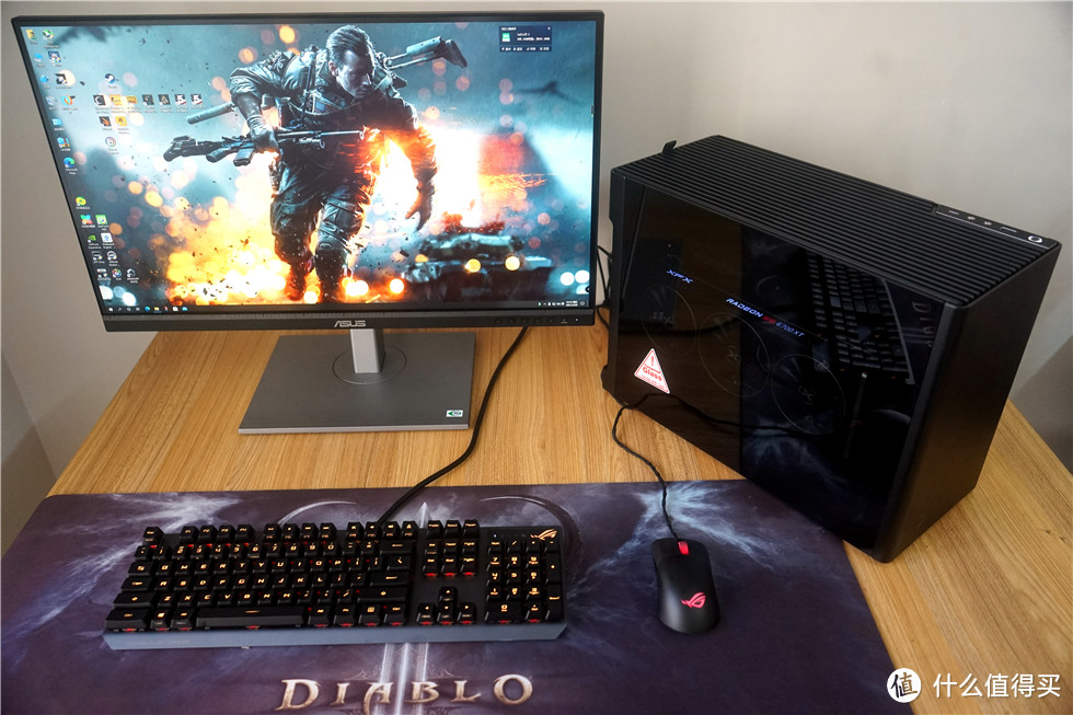 讯景6700X海外版OC+11500+ROG B560-I+乔思伯i100 Pro装机分享