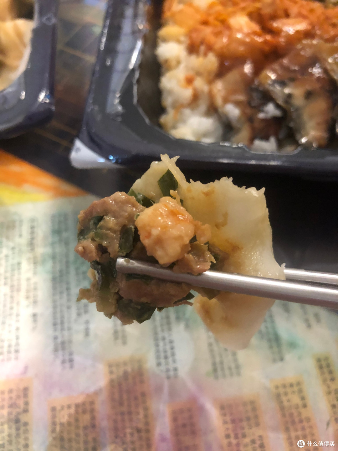 拨开肉肉,看这个虾仁大么~~真的太想吃了~~