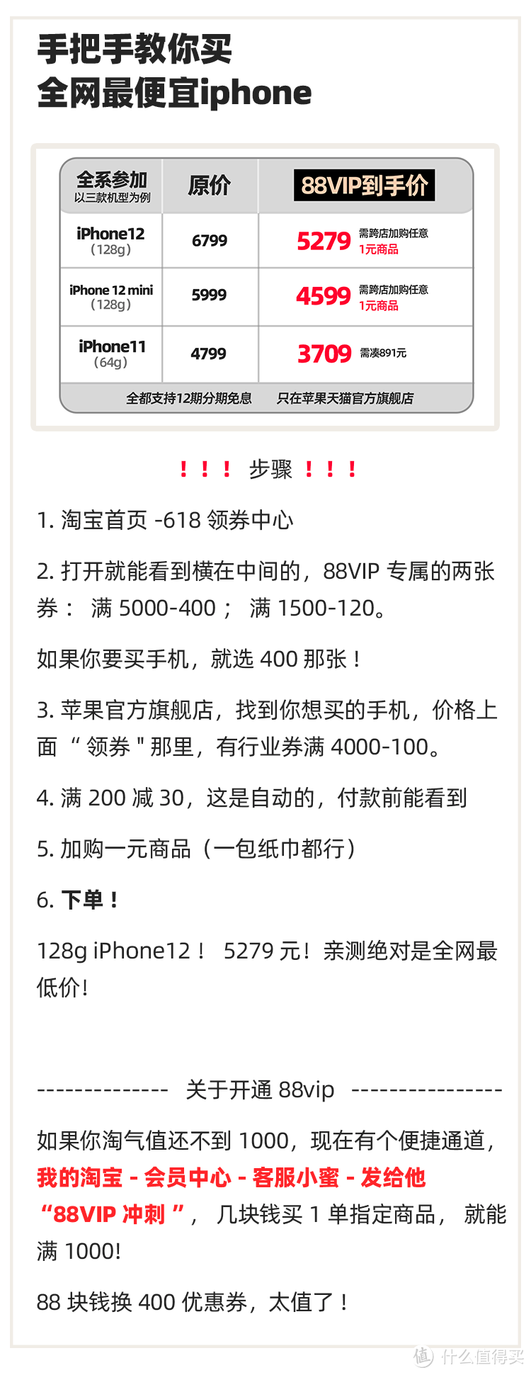 天猫618今晚开买，今天只用做3件事：领消费券、加购物车、付尾款