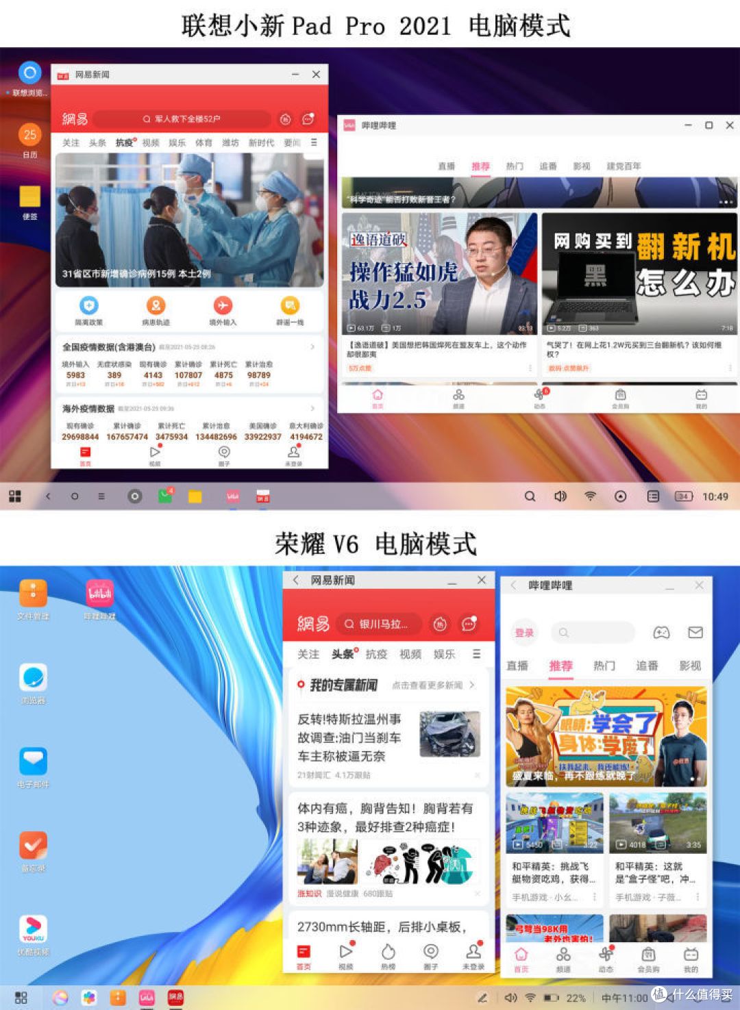 谁才是甜品级平板?小新Pad Pro 2021与荣耀平板V6横评