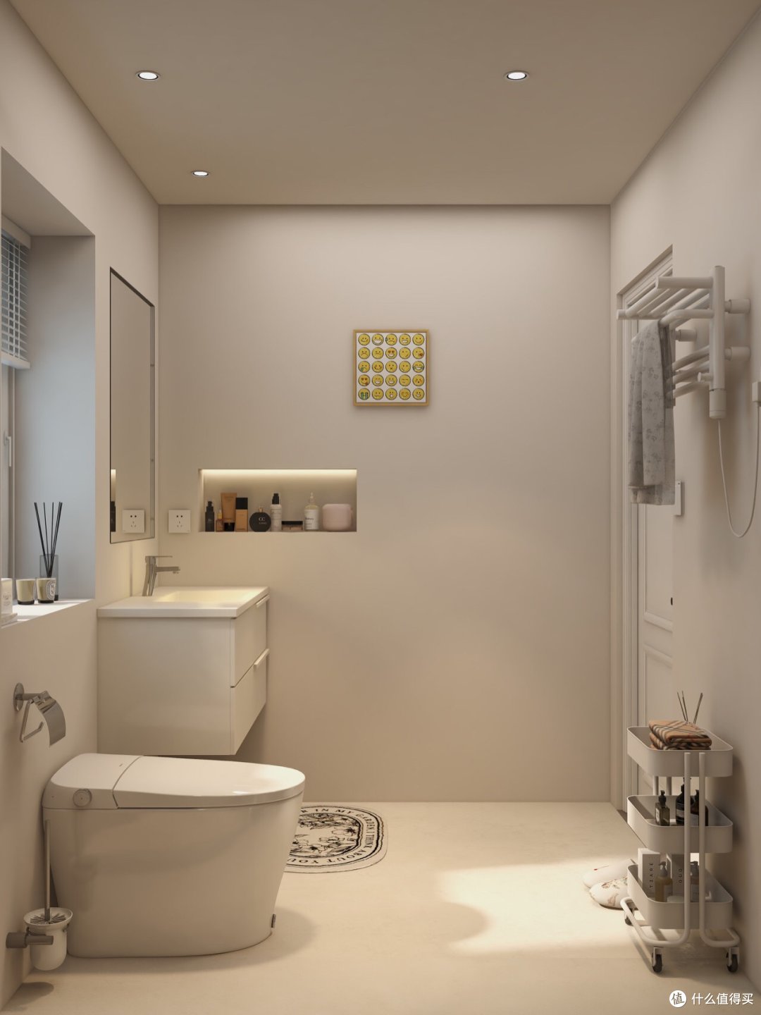 浴室装修设计 极简主义壁龛 浴室镜 藏私房钱 的好地方 装修主材 什么值得买