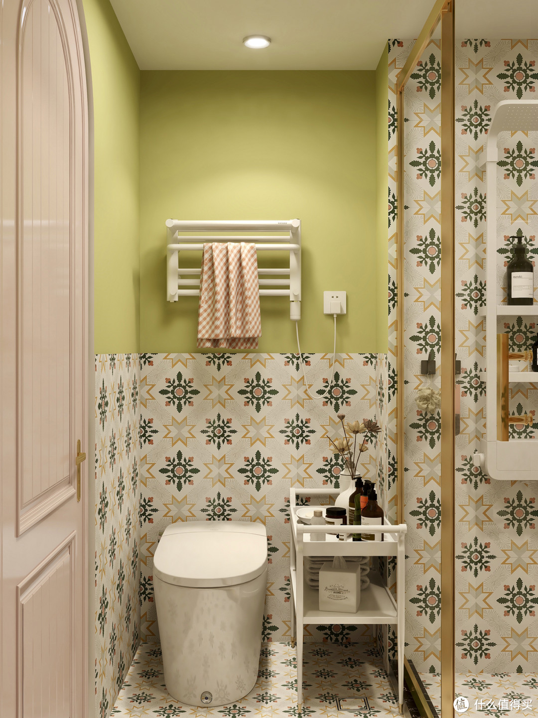 浴室装修设计，悬挂式浴室柜，颜值和实用性并存！