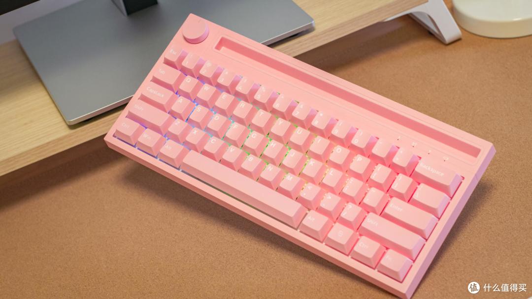 轻便光亮少女心-黑爵K620T蓝牙双模机械键盘