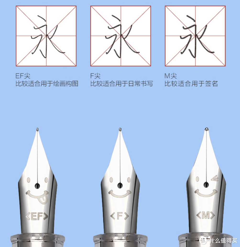 不同的笔尖，不同的笑容