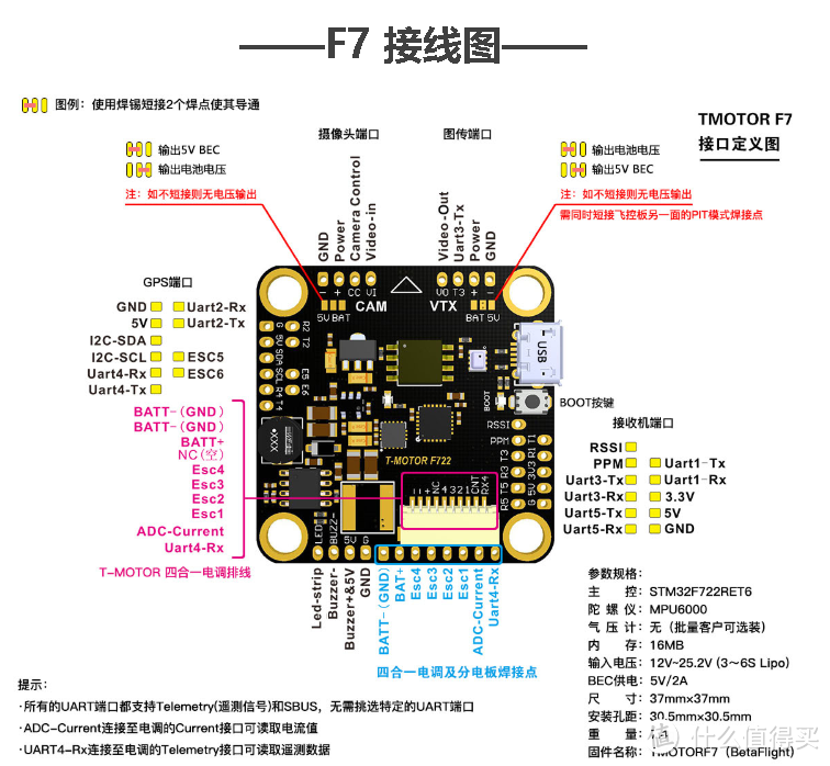 f405飞控接线详细图图片