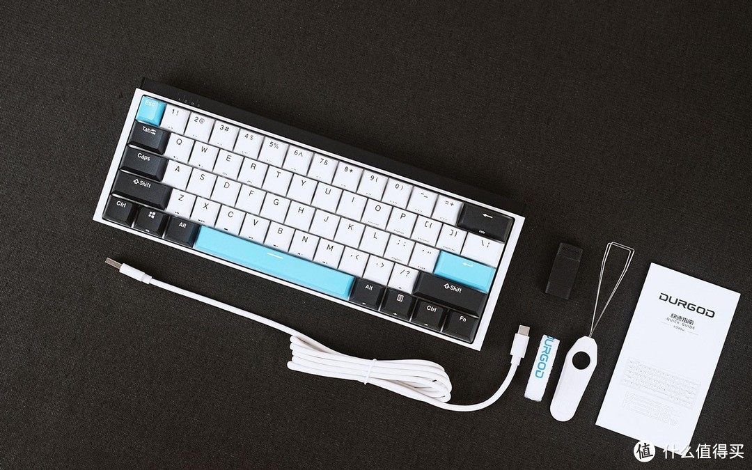 杜咖K330W迷你机械键盘赏评：颜值满分，定制机械轴，三模连接，全键无冲！