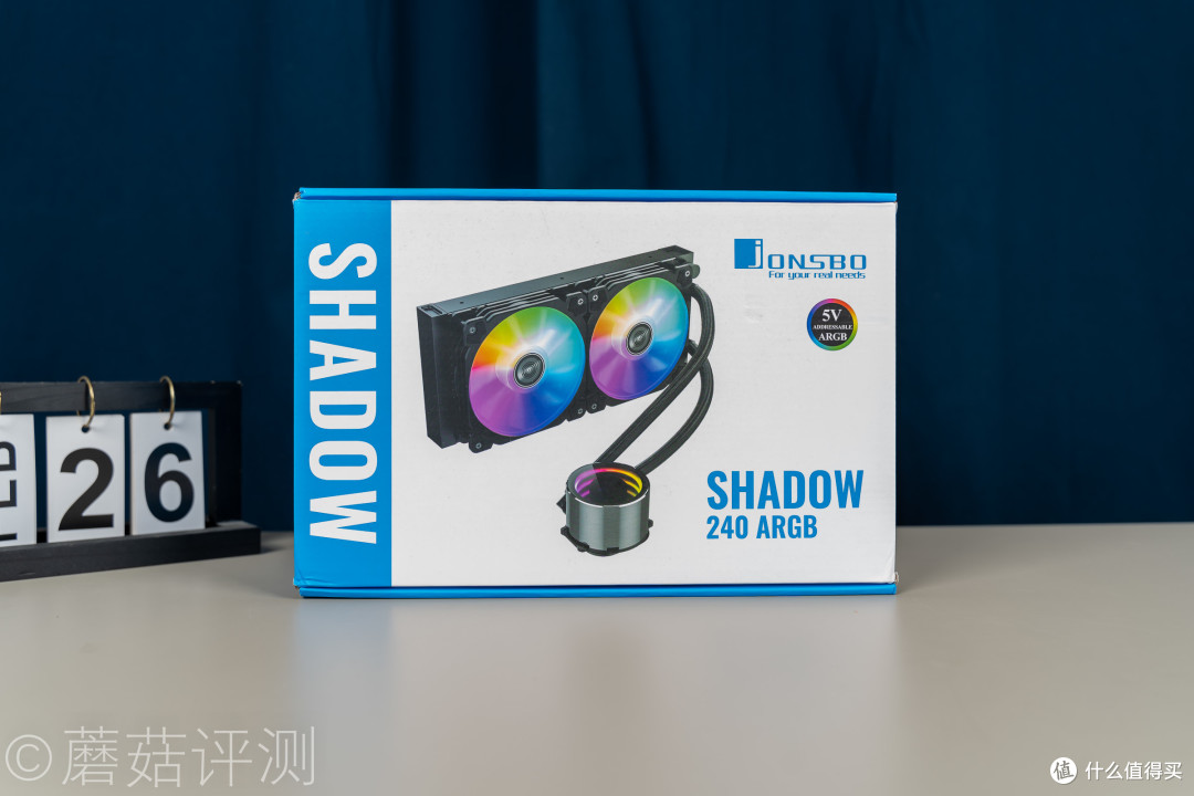 外观更加漂亮，白色主题机箱必备、乔思伯SHADOW•光影240幻彩版白色水冷散热器 评测