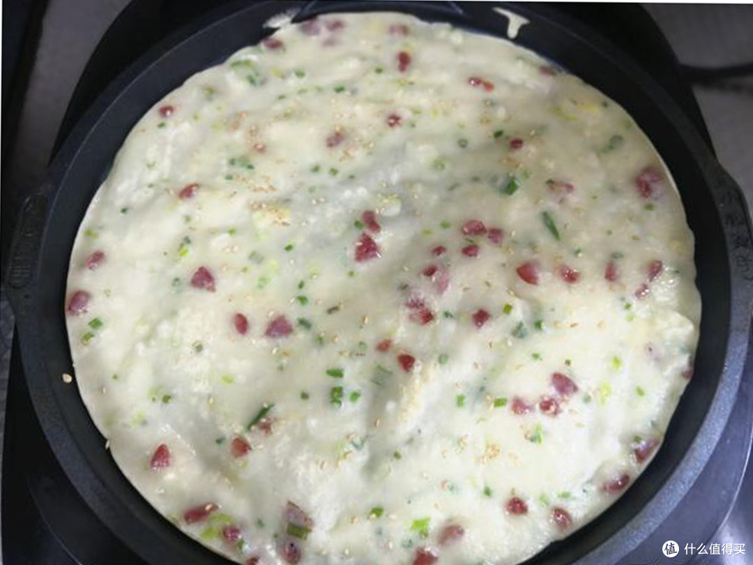 早餐饼，试试这搭配，俩食材往里一放超香，网友：连吃一周都不够