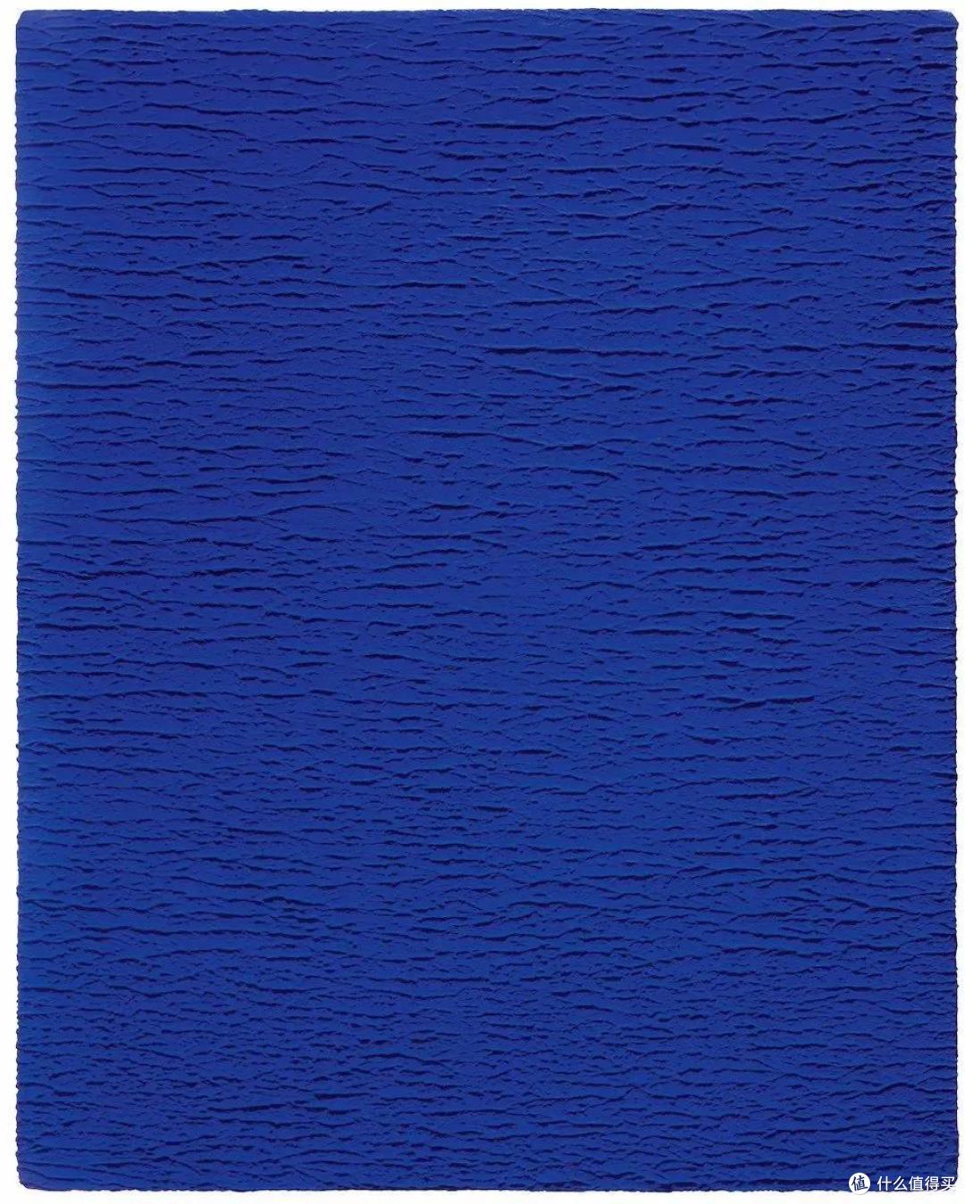 伊夫·克莱因作品《无题单色蓝》(国际克莱因蓝67号)