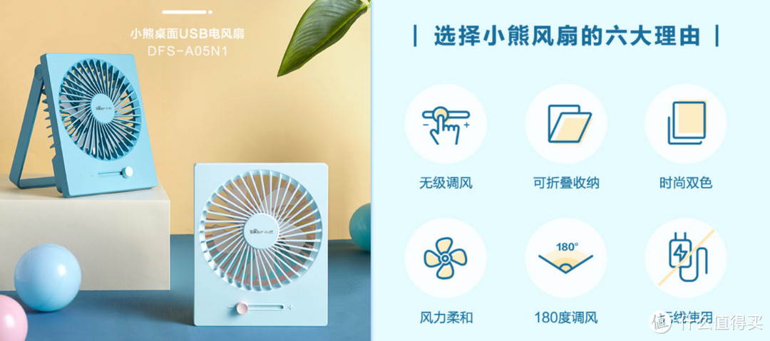 小熊折叠风扇晒单 &改 Type-C 充电接口