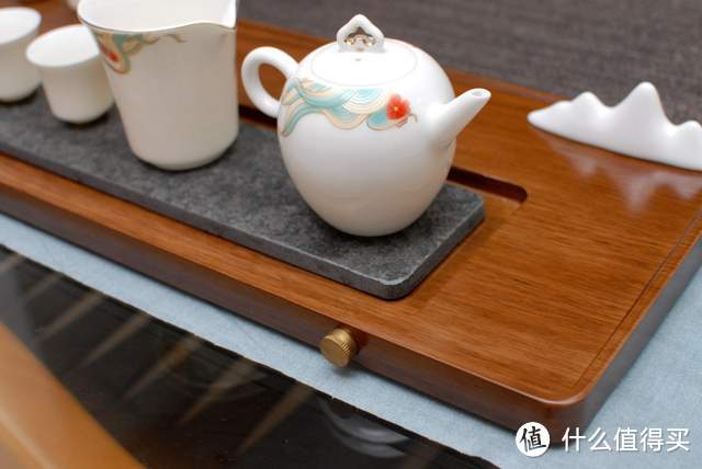 来自小米有品的新国风中式茶空间:不东.重竹茶盘整套茶具
