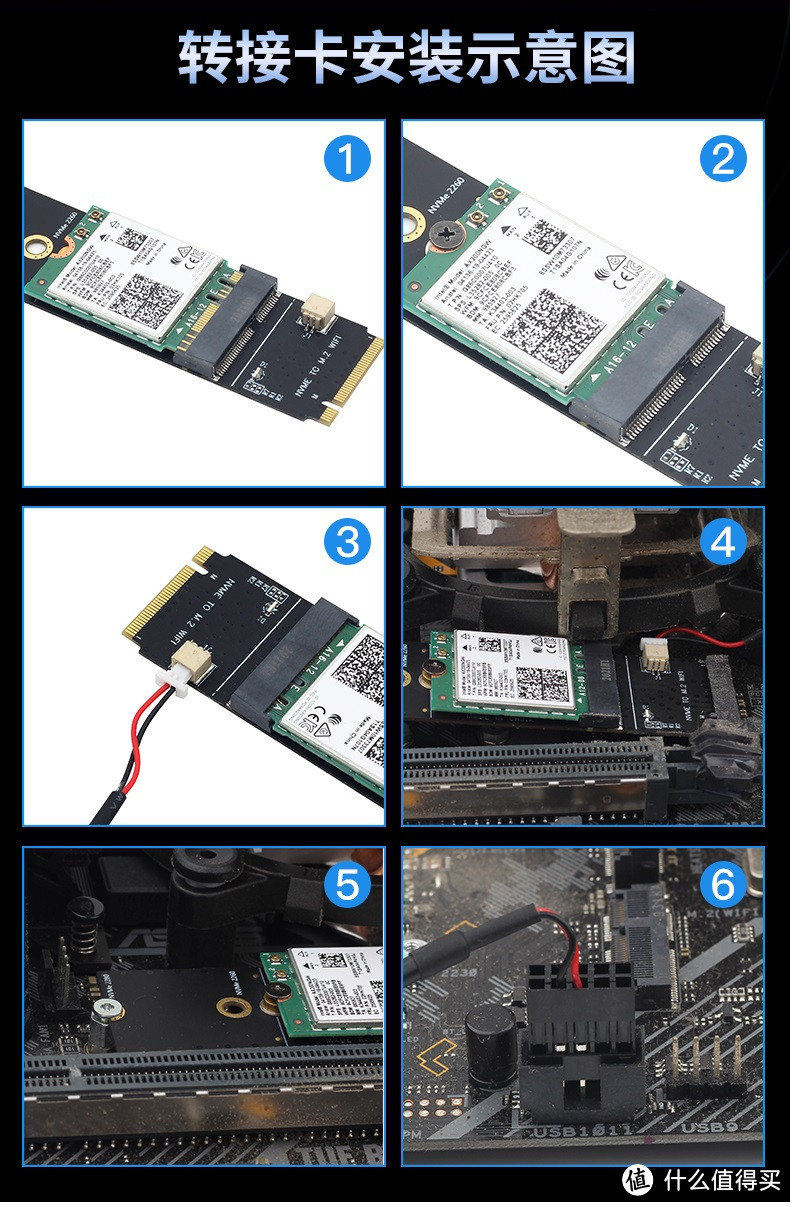 拯救你无WIFI的主板——M.2转固态接口WIFI接收器转接卡开箱