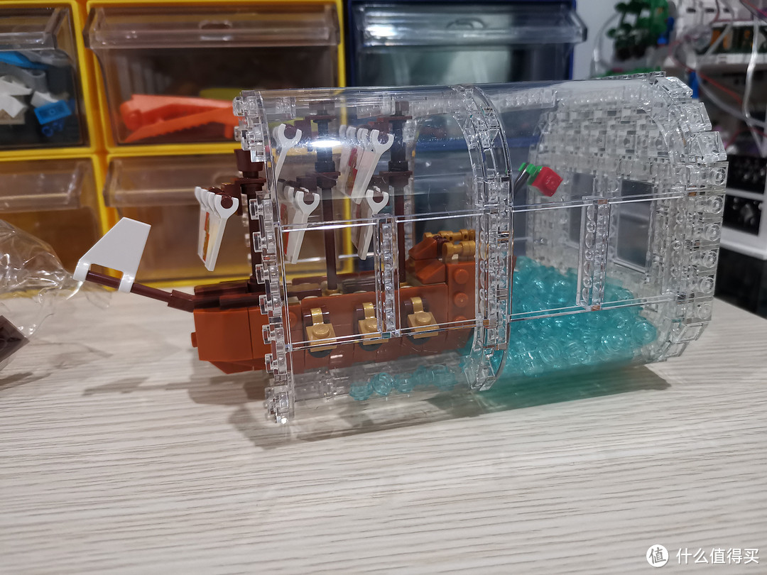 LEGO 乐高IDEAS系列 92177 复刻版 瓶中船 开箱评测