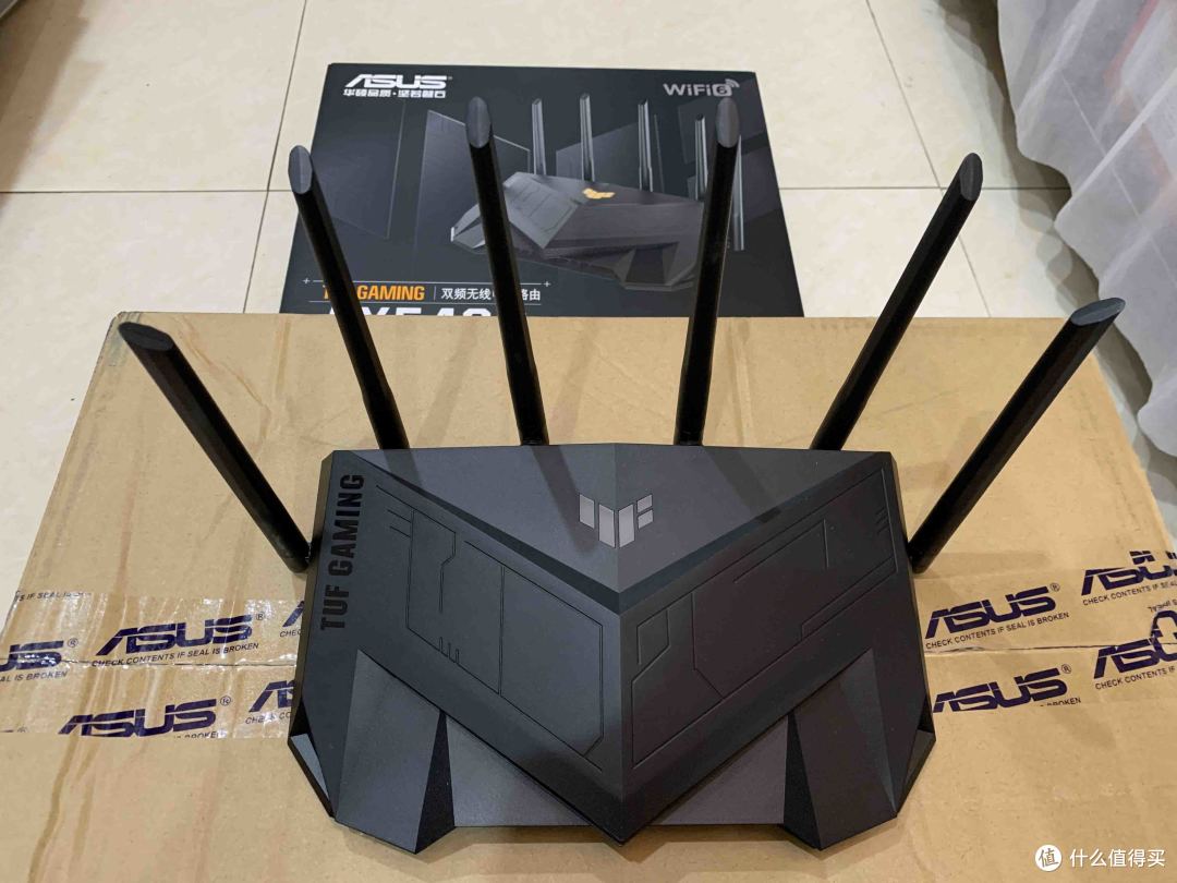 华硕TUF GAMING AX5400路由器开箱简测