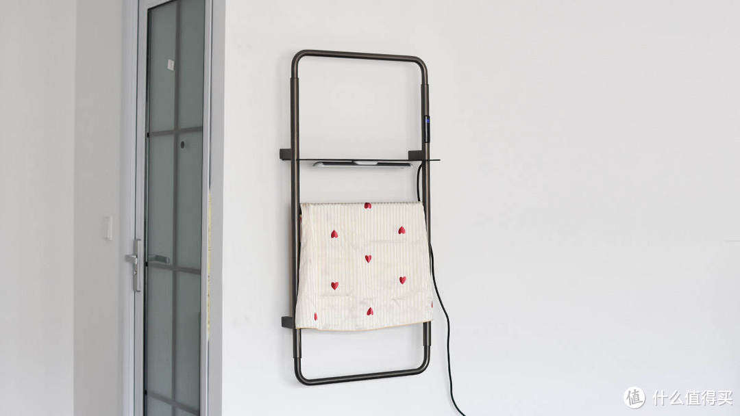阿拉贝拉电热毛巾架置物版：烘干杀菌 置物收纳
