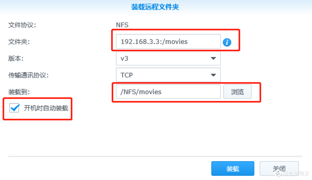 192.168.3.3:/movies