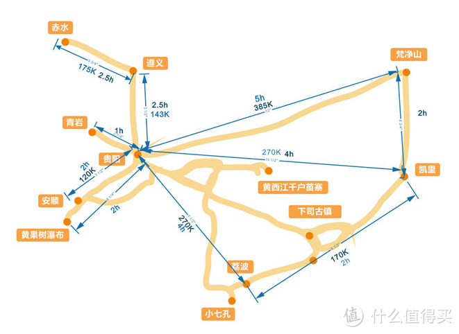 贵州景点地图