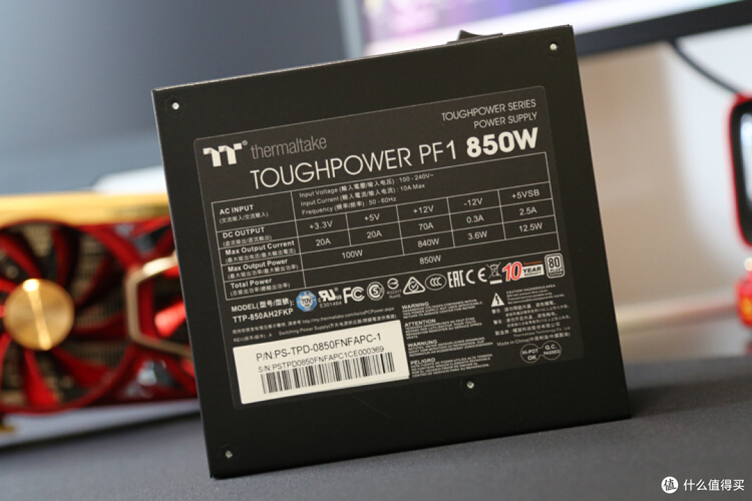 RTX 3080Ti好搭档!Thermaltake TT PF1 钢影850W铂金全模组电源开箱