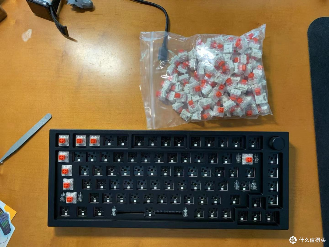 一个一个装上去