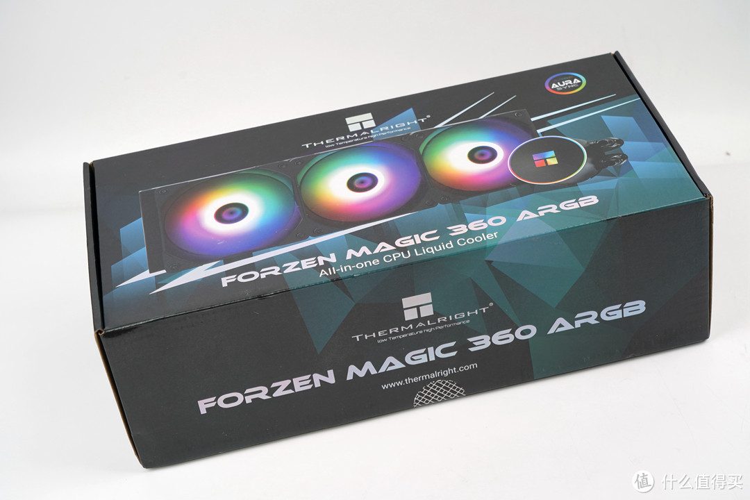 散热器是利民新款Forzen Magic 360 ARGB一体水冷。