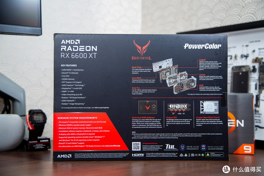 amd甜品显卡降临powercolor撼讯02radeonrx6600xt评测