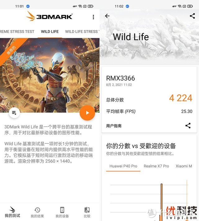 3Dmark WILD LIFE测试