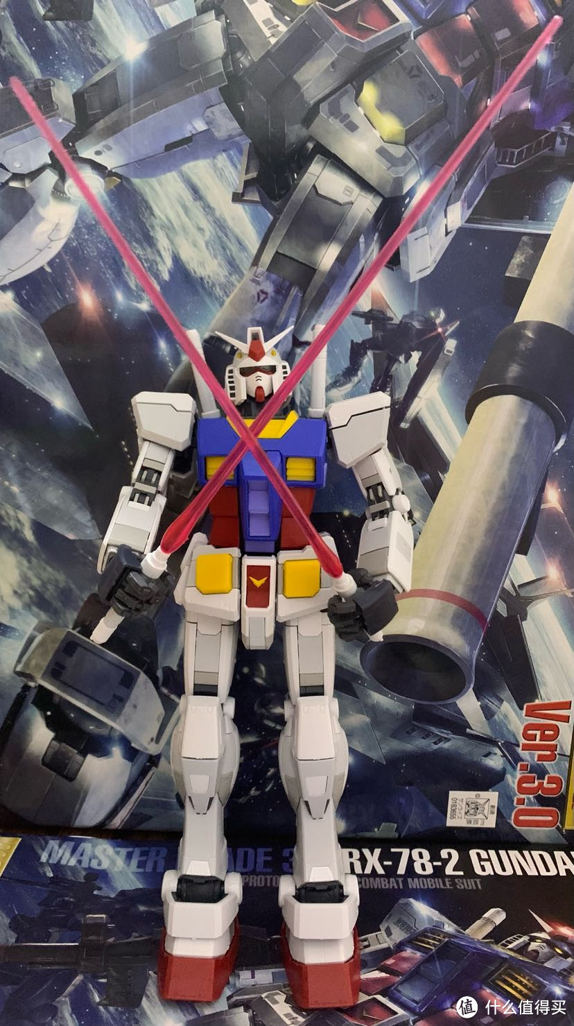 新手初体验之纯素组无修 万代MG3.0 RX-78-2 元祖高达