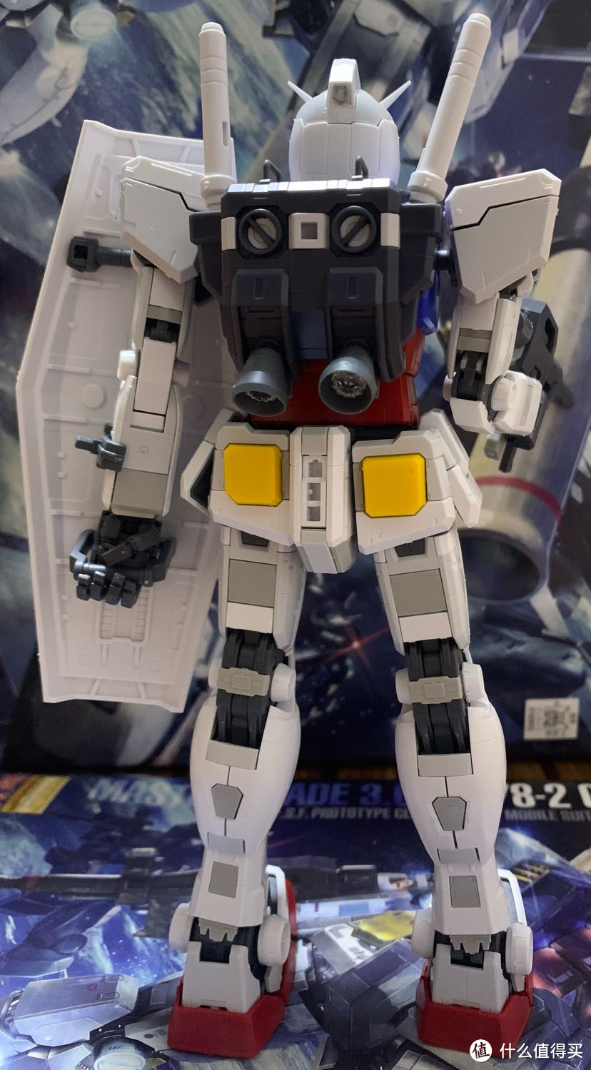 新手初体验之纯素组无修 万代MG3.0 RX-78-2 元祖高达