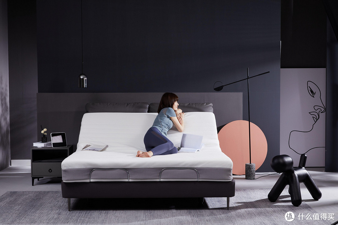 8H Milan智能真皮电动床S，解锁更多舒睡模式，开启睡眠新时代
