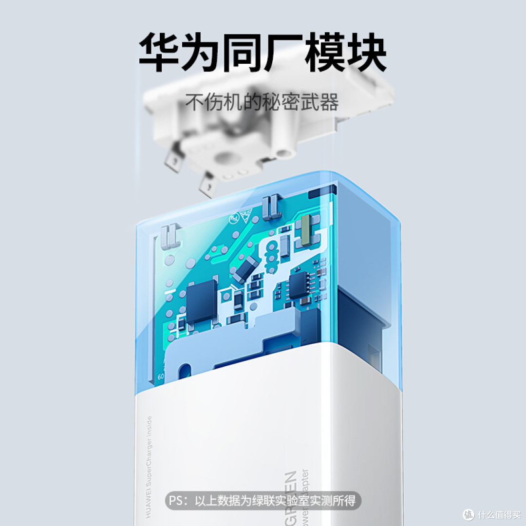 绿联支持华为 40W 快充套装开启预售:30分钟充电 74%