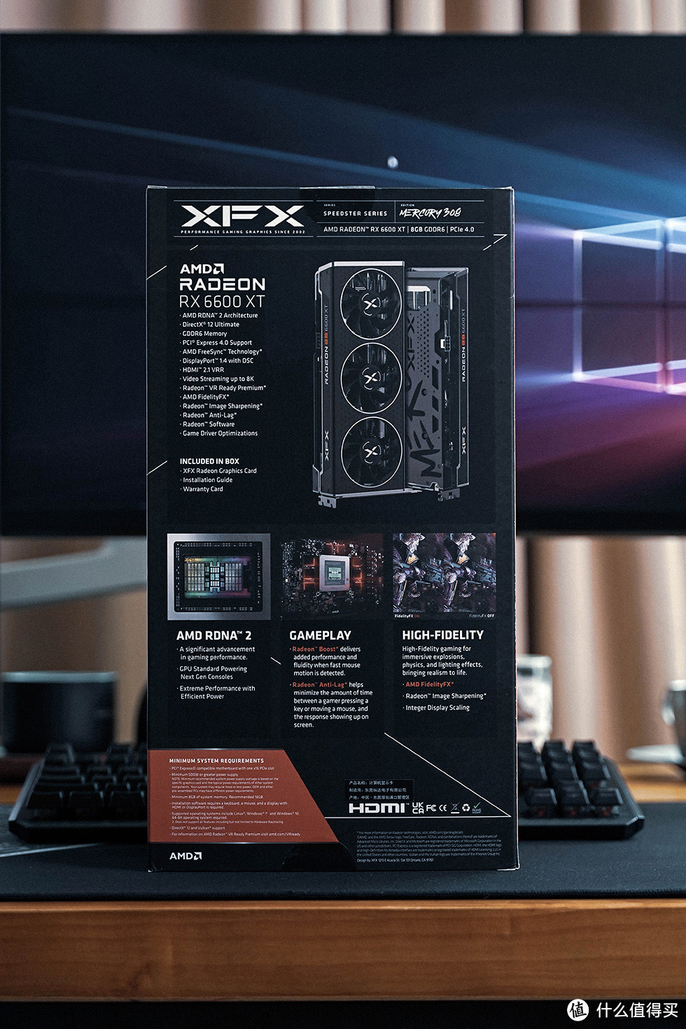 苏妈の甜品显卡,XFX RX 6600XT海外版开箱测试