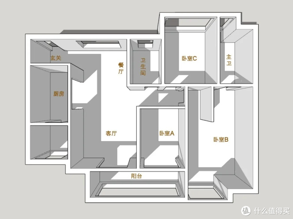 110㎡两户精装房，广州姐弟一起做全屋订制，不同装修一样的精彩