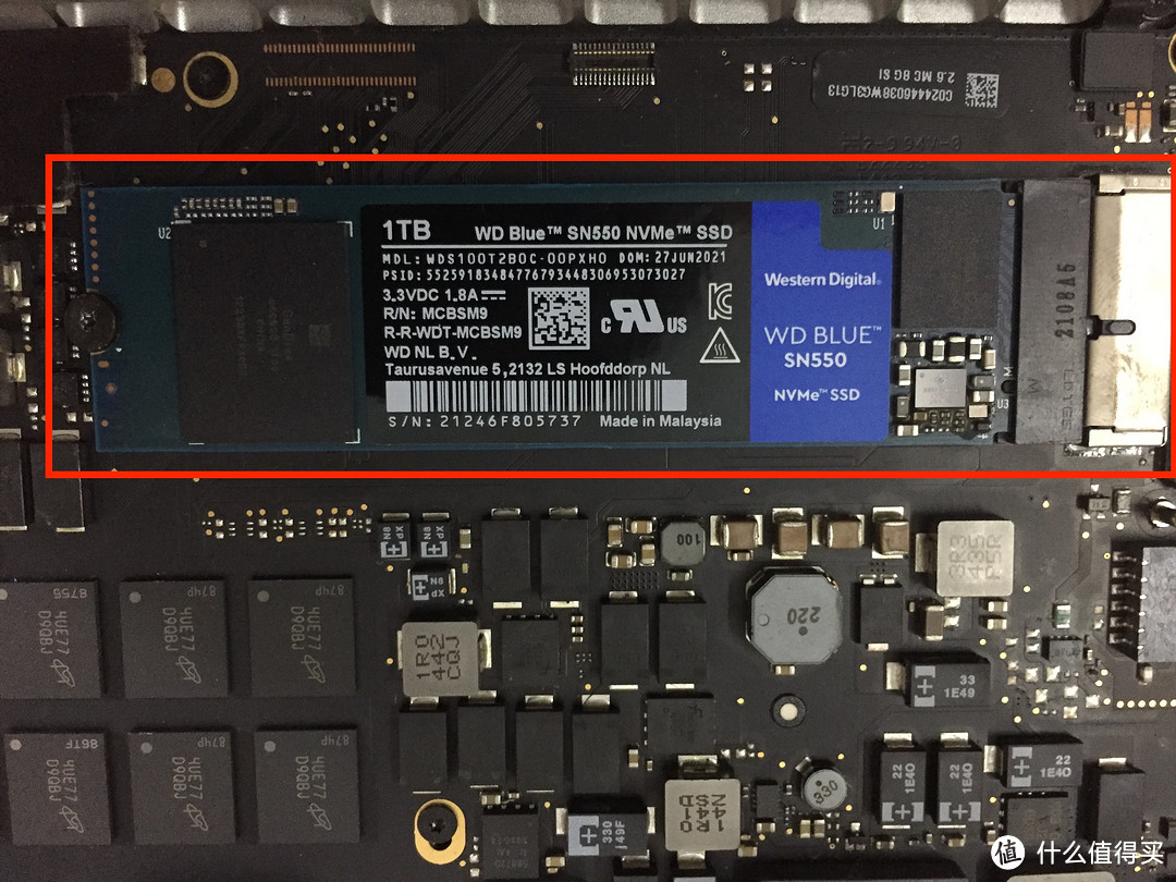 2014款MacBook Pro更换西数SN550 1TB硬盘纪录