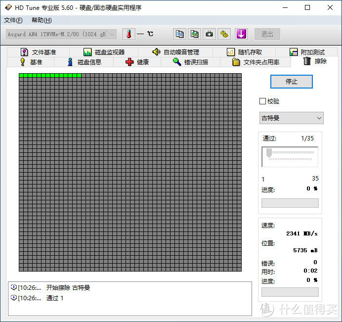 【茶茶】这长江颗粒保熟？阿斯加特 AN4 1TB测试报告