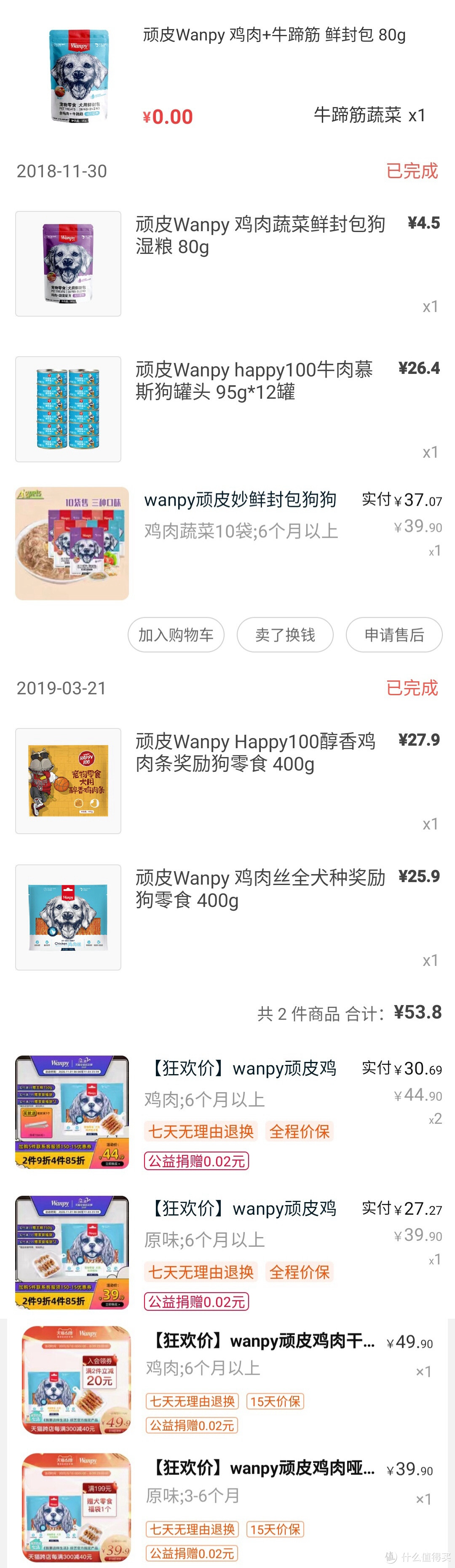 wanpy的happy系列真的不行，只要是happy的白泽都不吃。