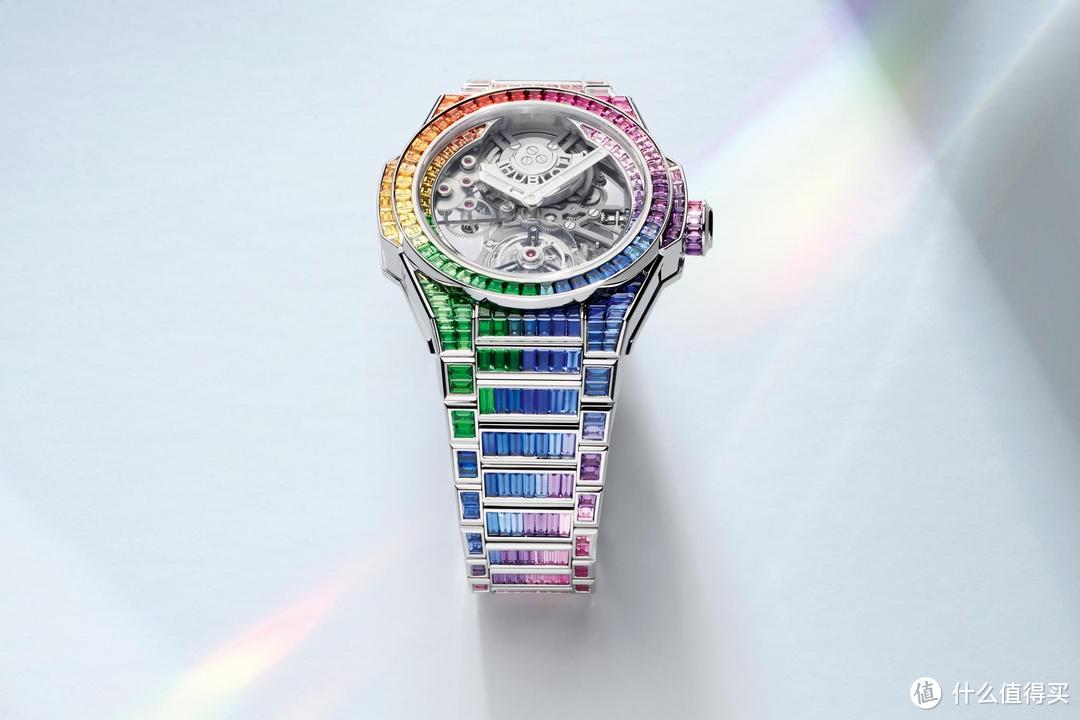 宇舶表推出Big Bang Integral Tourbillon Rainbow彩虹腕表