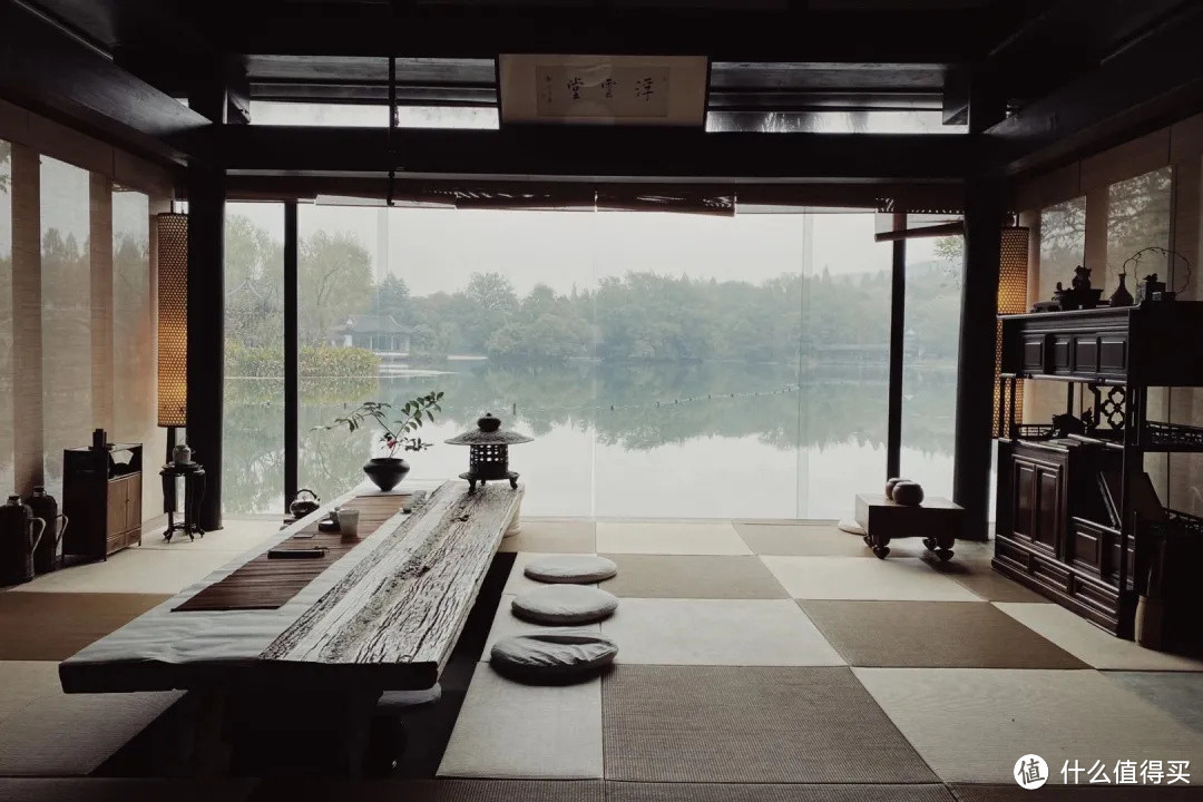 杭州西湖边的青藤茶馆图片